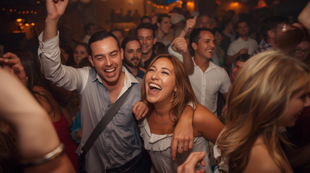 Crowd at Lisdoonvarna Matchmaking Festival celebrating Irish matchmaking traditions.
