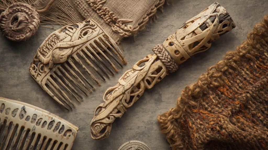 Viking artefacts discovered in Dublin showing daily life for Vikings in Ireland.
