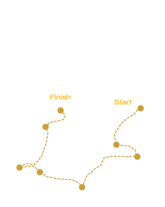 10 Day Fork in the Road route map
