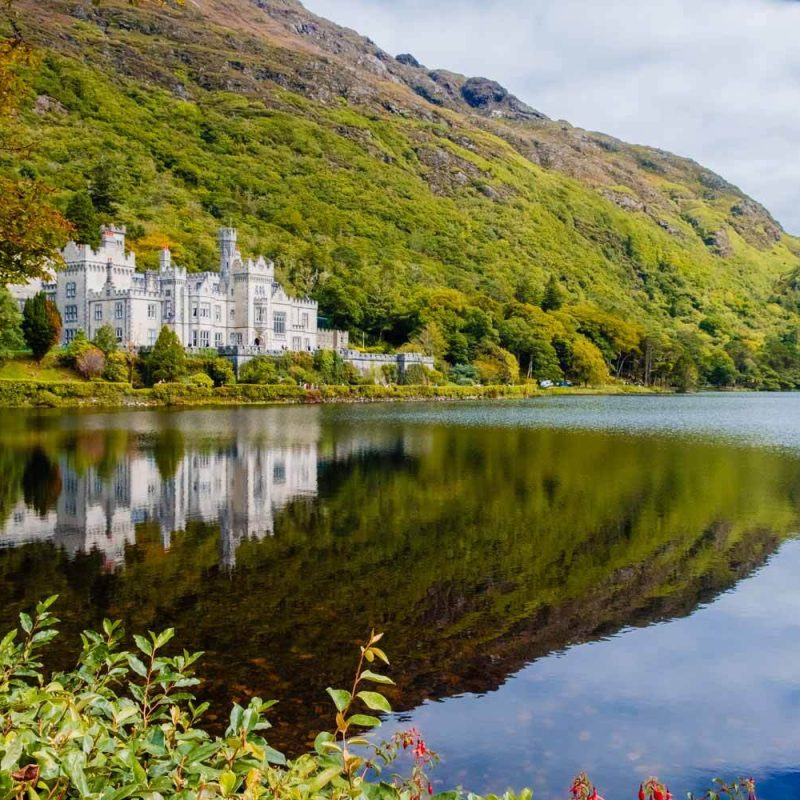 Kylemore Abbey from the water