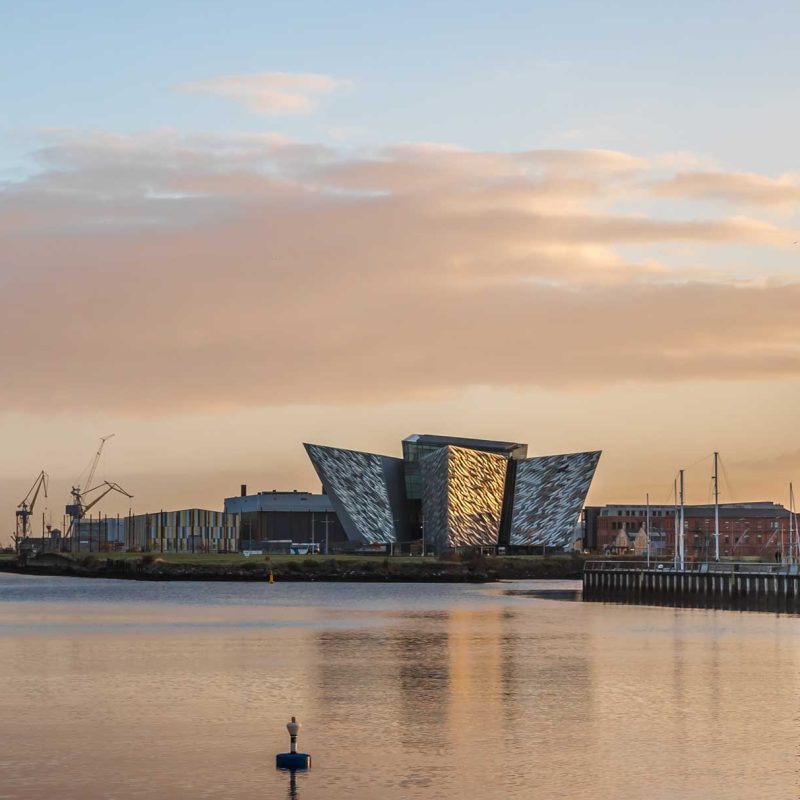 Titanic Museum in the distance