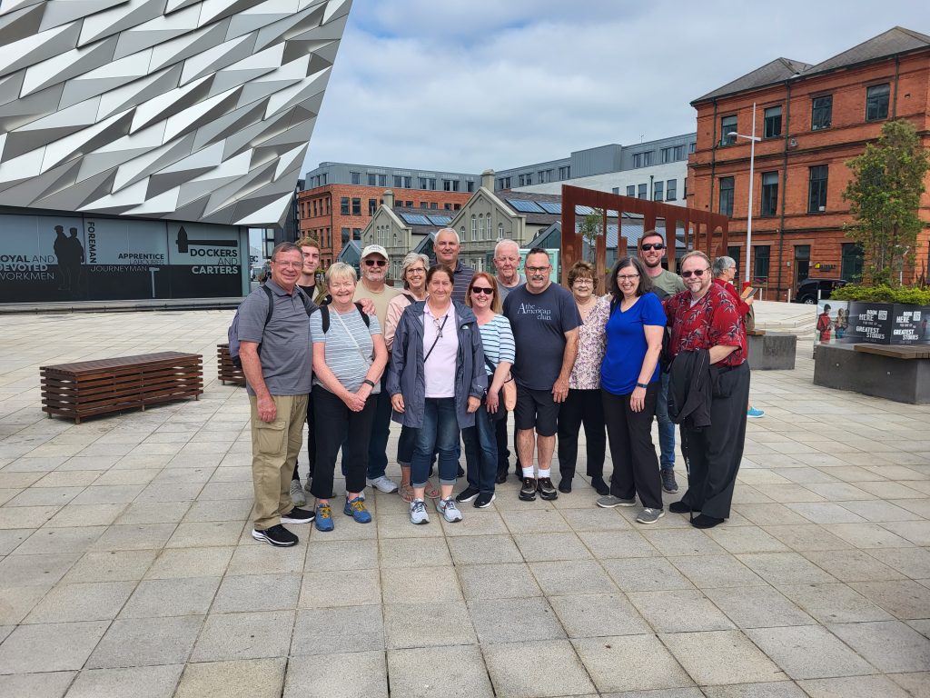 Getting ready to explore Titanic museum