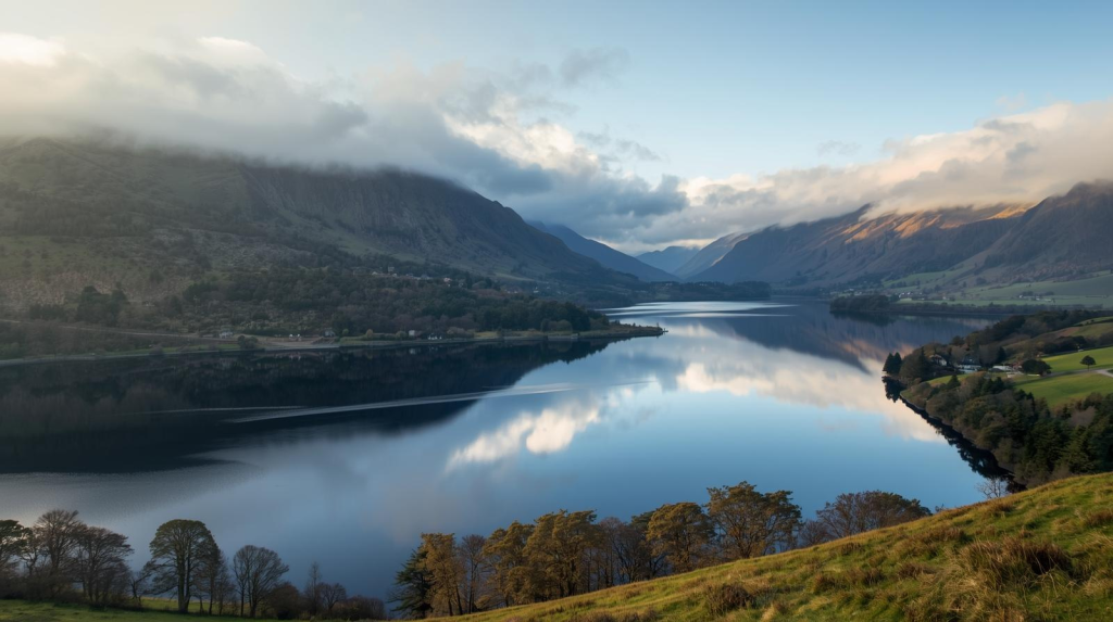Panoramic view of Killarney National Park along the Ring of Kerry, featured in Ireland road trips.