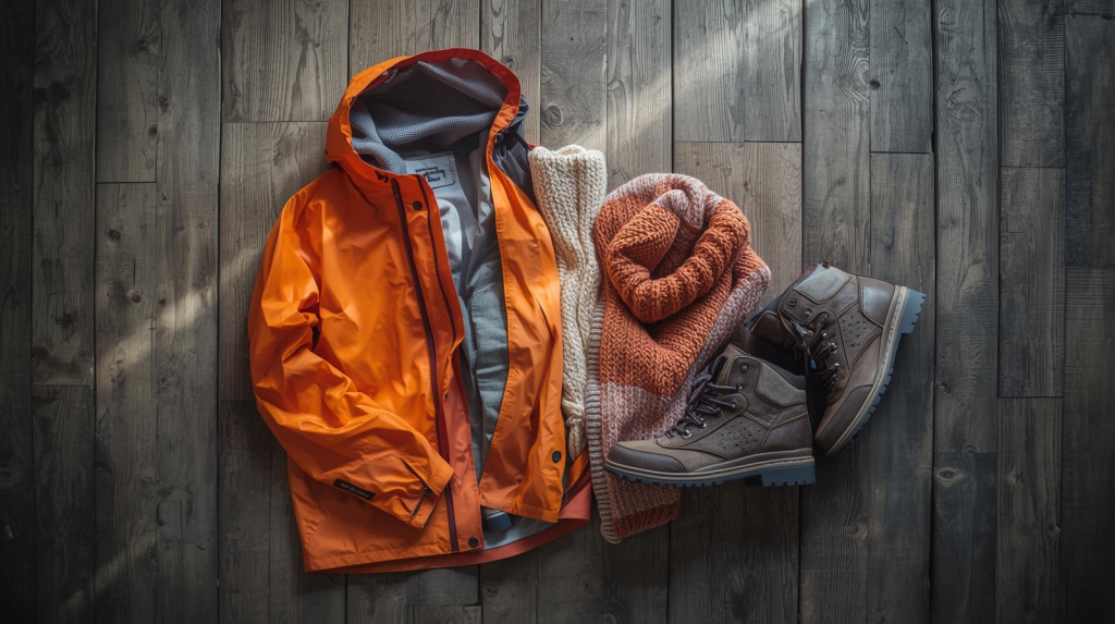 Essential clothing items for packing for Ireland in every season.