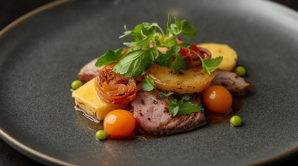 Contemporary Irish cuisine featured in an Irish food guide.