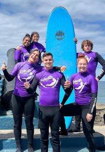 Surfing with Rebelle Surf